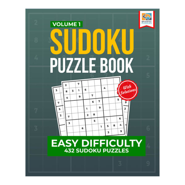 Sudoku - Book - Easy - Volume 1 - Cover