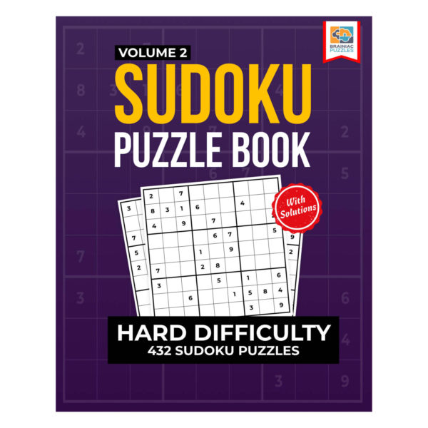 Sudoku - Book - Hard - Volume 2 - Cover