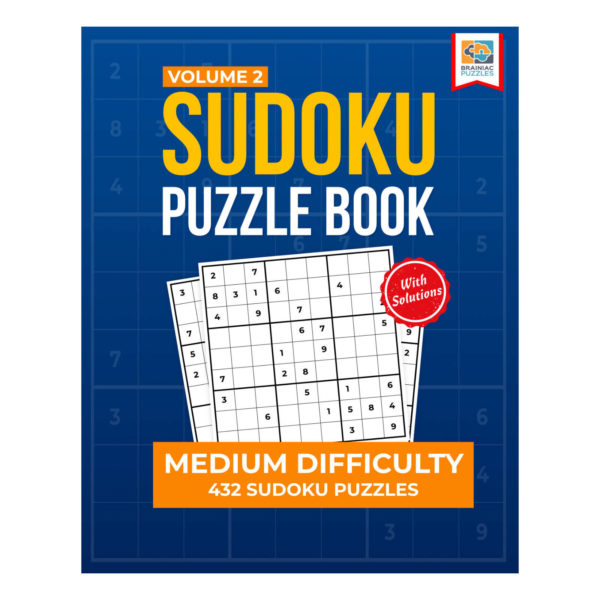 Sudoku - Book - Medium - Volume 2 - Cover