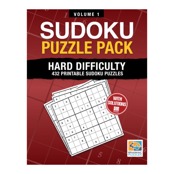 Sudoku - Printable - Hard - Cover